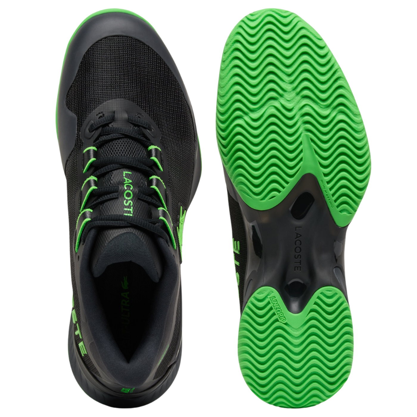 Chaussures de padel Homme Lacoste AG-LT Ultra Clay Noir/Vert