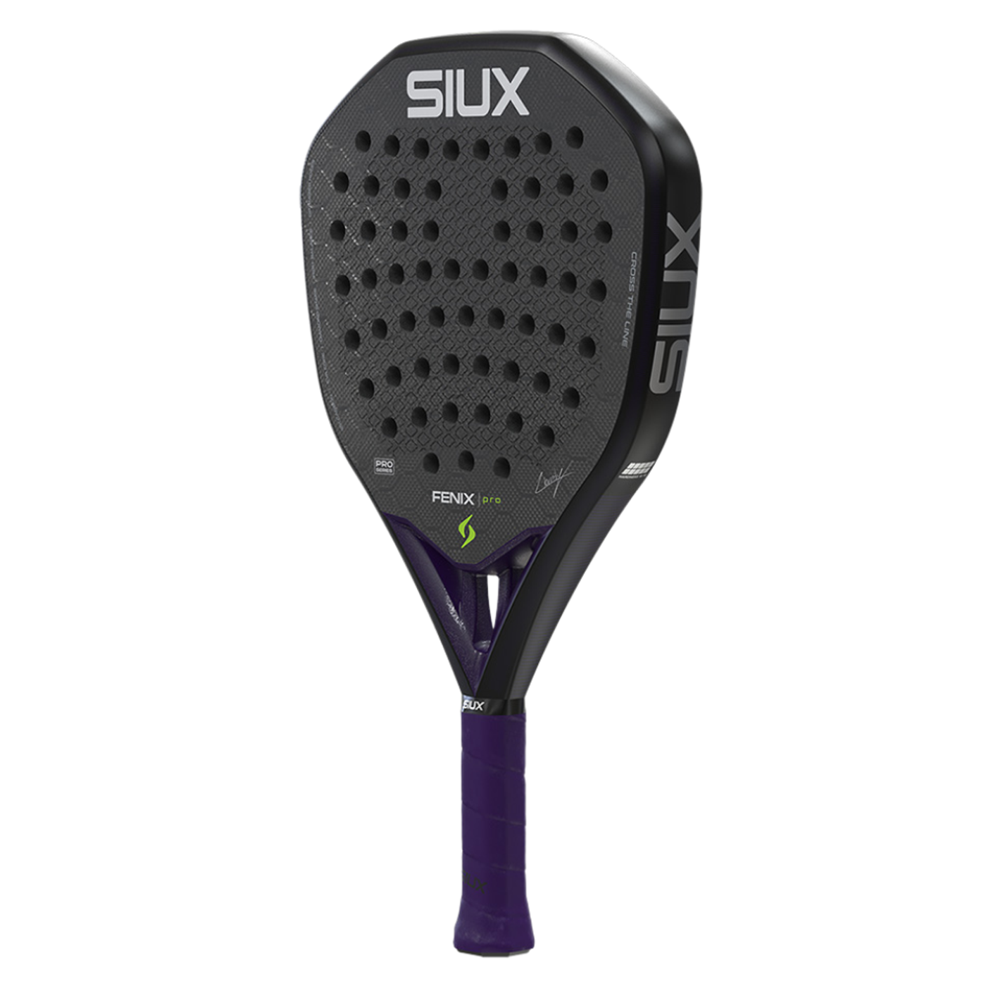 Raquette de padel Siux Fenix Pro VI Black Edition by Leo Augsburger 2026