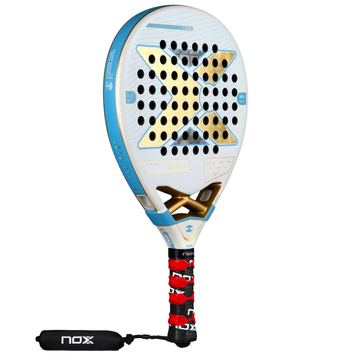 Raquette de padel Nox AT10 18K Buenos Aires 2025