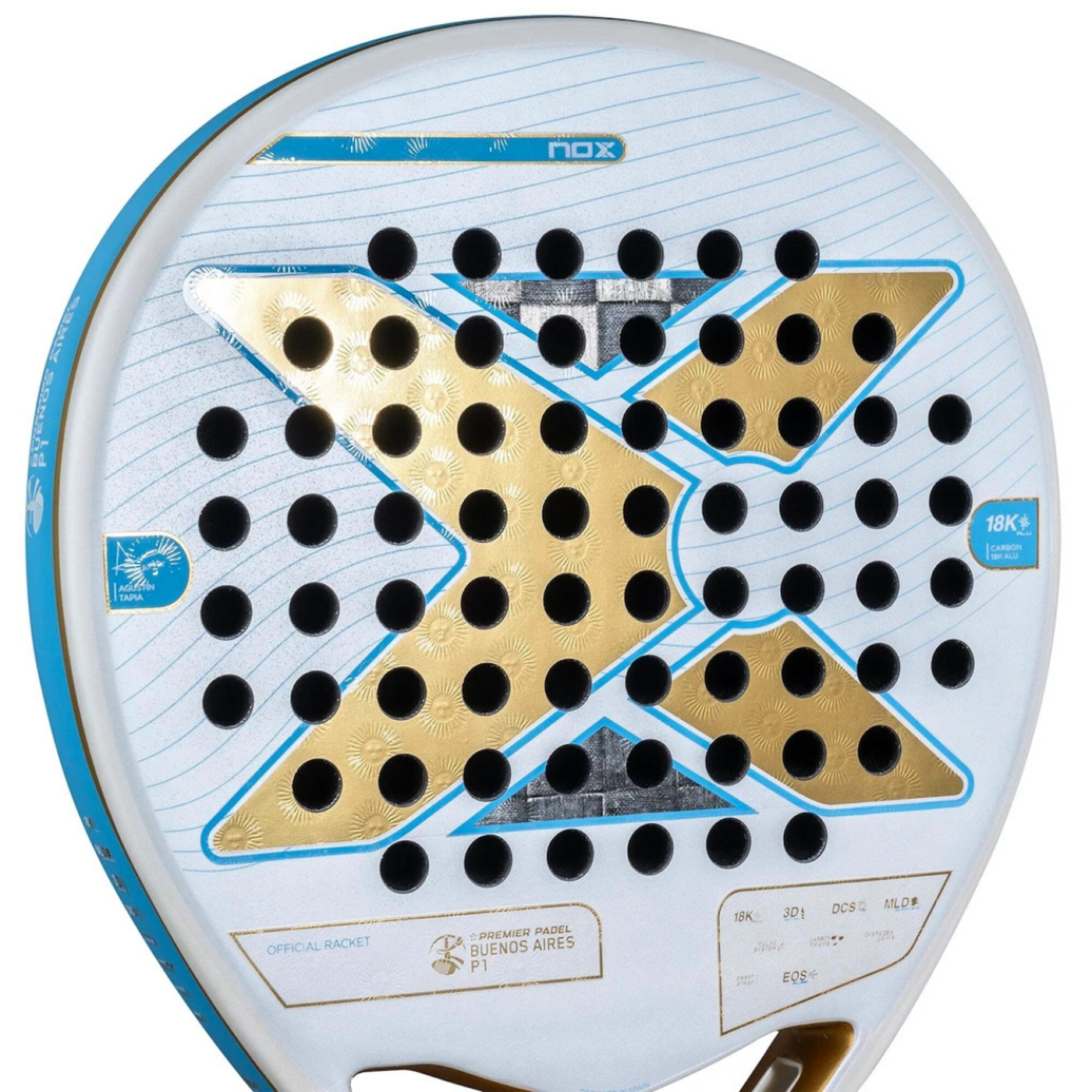 Raquette de padel Nox AT10 18K Buenos Aires 2025