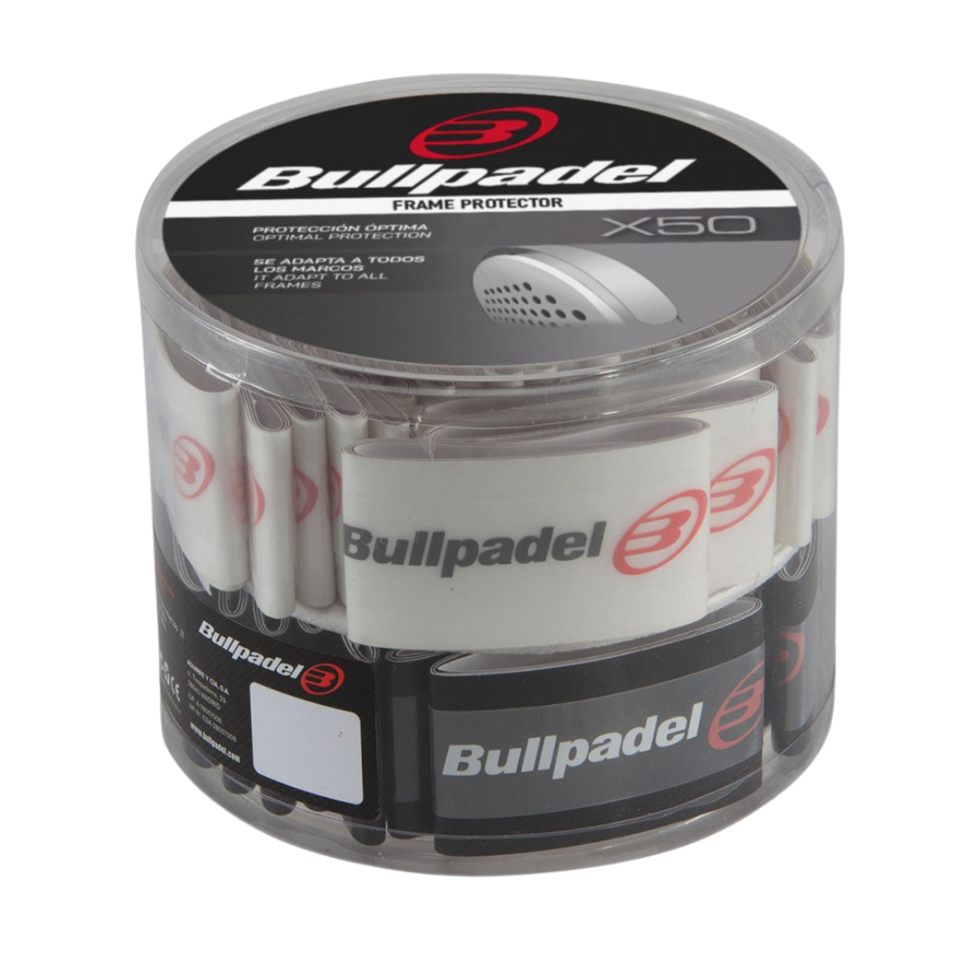 Box de 50 protections de cadres Bullpadel