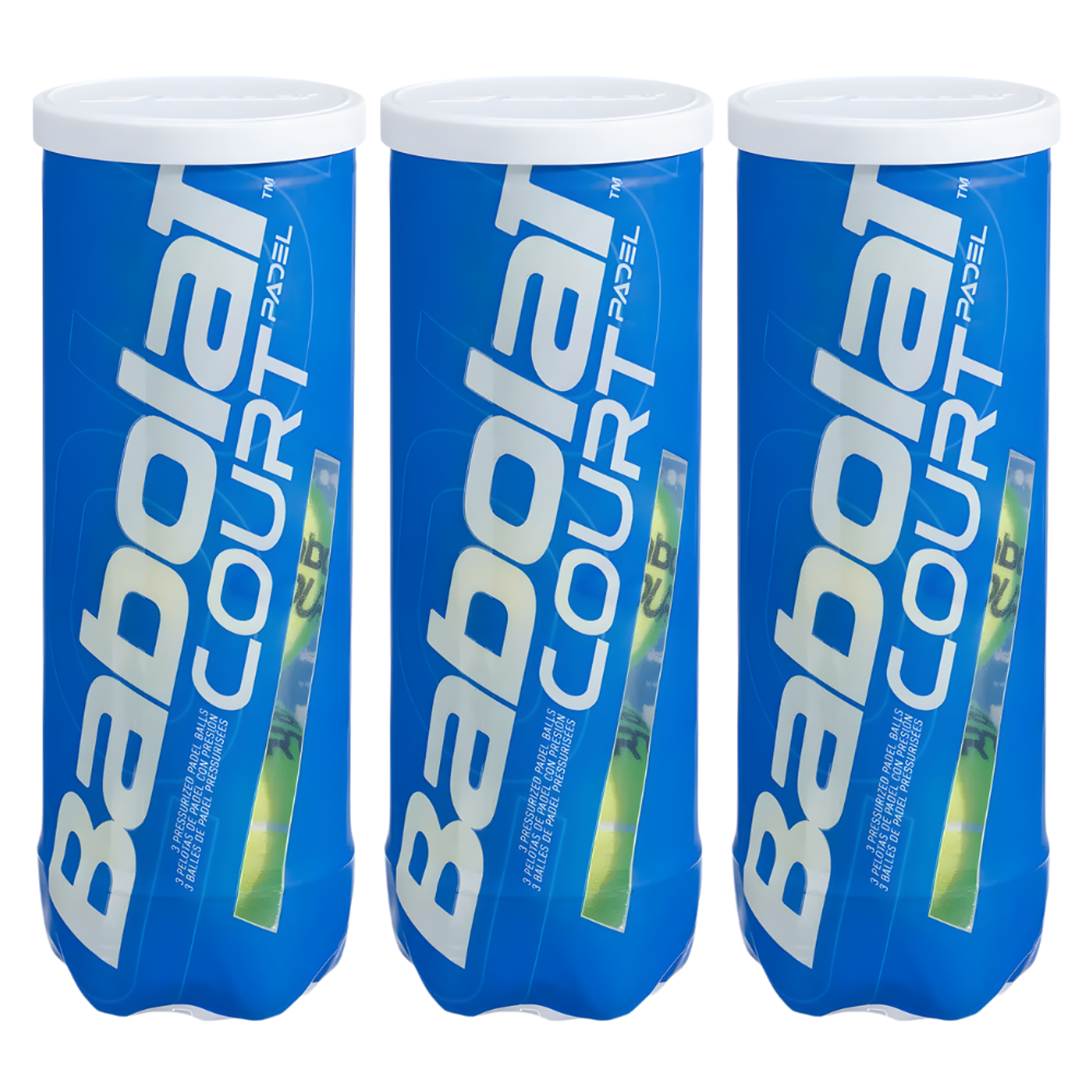Tripack de 3 balles Babolat Court